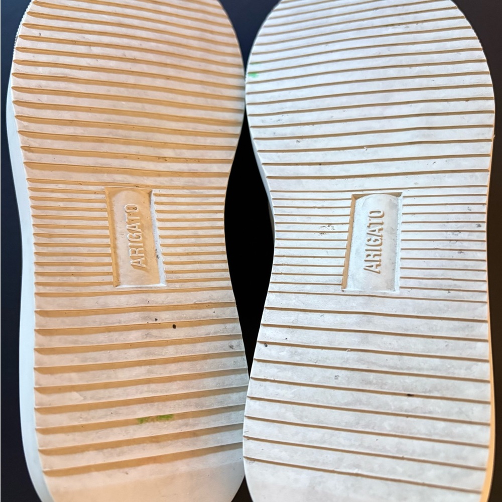 Axel Arigato Clean 90 Bee Bird White Silver Leather Sneakers Womens 6.5 EU 37 - Picture 5 of 7